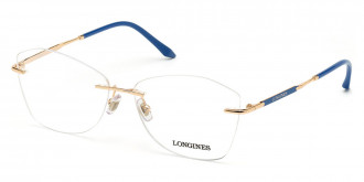 Longines™ LG5010-H 033 56 - Shiny Pink Gold/Shiny Pink Gold and Shiny Blue