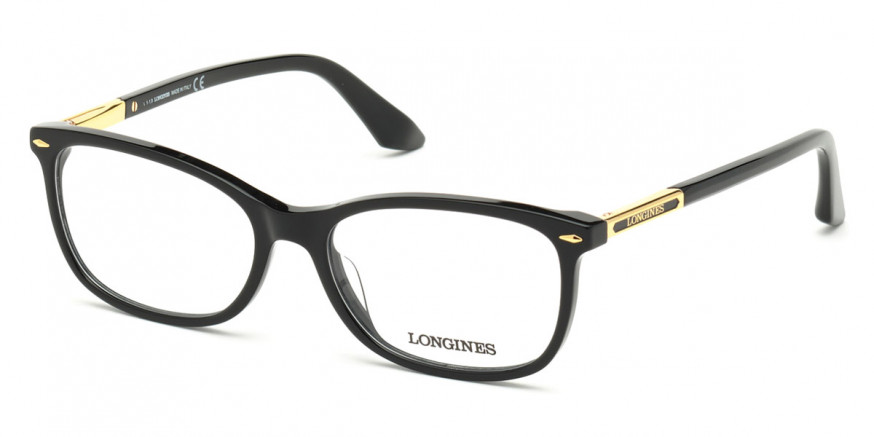Longines™ LG5012-H 001 54 - Shiny Black/Shiny Endura Gold and Black