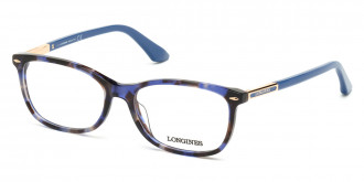 Longines™ LG5012-H 055 54 - Shiny Light Blue Havana/Shiny Pink Gold and Shiny Blue