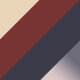 Pale Gold / Garnet / Blue / Pink Gradient Violet Mirrored Silver