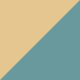 Ocean Turquoise/Pale Gold