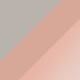 Transparent Gray/Pink/Semi Shiny Silver / Gray Gradient Flash