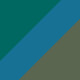 Green on Rubber Dark Blue / Dark Green