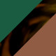 Shiny Green/Shiny Dark Havana / Brown