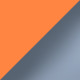 Transparent Orange / Blue/Gray