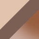 Peach/Check Brown / Brown Gradient