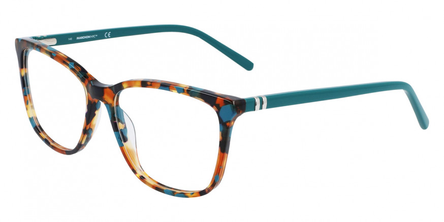 Marchon NYC™ M-5015 340 53 - Tortoise with Teal