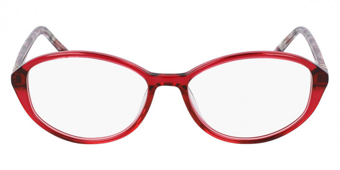 Marchon NYC™ M-5025 N 625 55 - Crystal Red/Red Marble