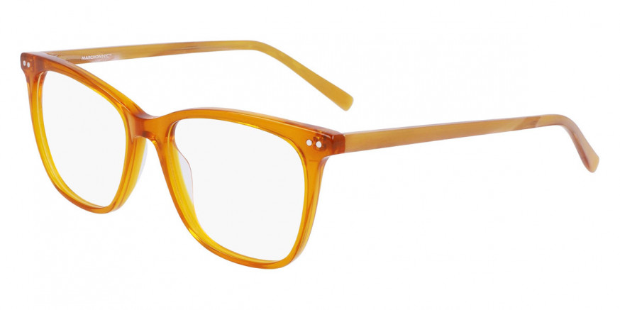 Marchon NYC™ M5507 218 55 - Amber Crystal/Horn