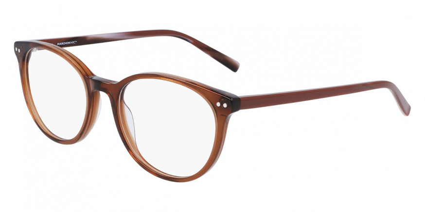 Marchon NYC™ M8505 210 52 - Brown Crystal/Horn