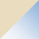 Shiny Pale Gold / Gradient Blue