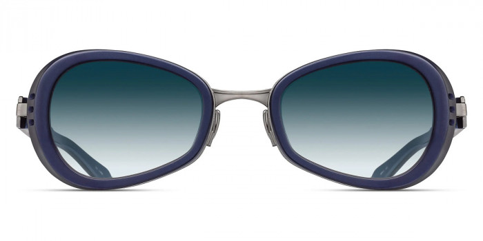 Matsuda™ 10616H MNV-AS 49 - Matte Navy/Antique Silver