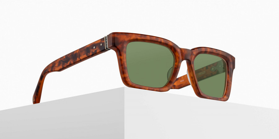 Color: Walnut/Amber (WNT-AMB) - Matsuda MTDM1033WNT-AMB53