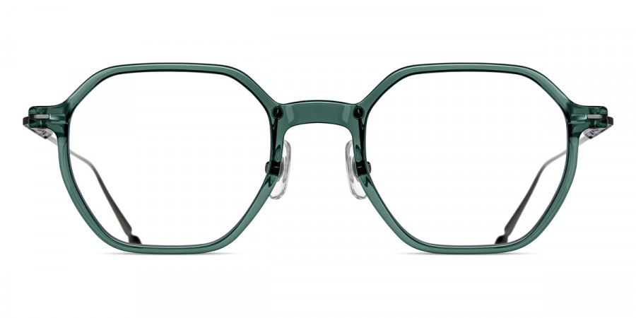 Matsuda™ M2053 BGN-BS 48 - Bottle Green/Brushed Silver