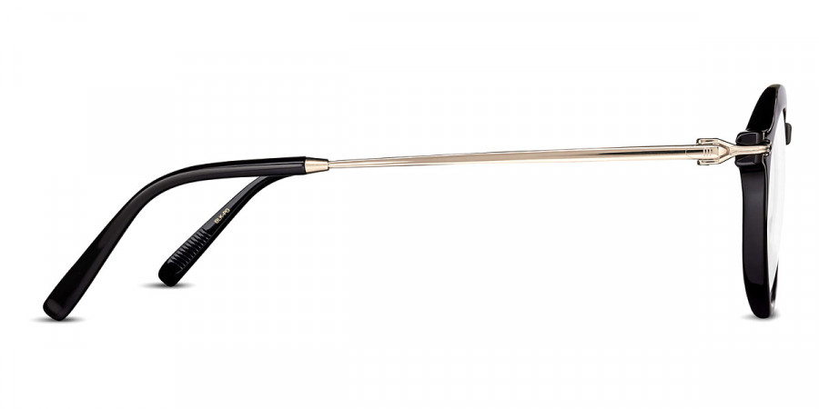 Color: Black/Pale Gold (BLK-PG) - Matsuda MTDM2057BLK-PG47