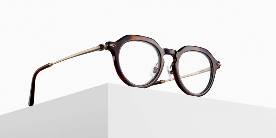 Color: Dark Tortoise/Antique Gold (DTO-AG) - Matsuda MTDM2057DTO-AG47