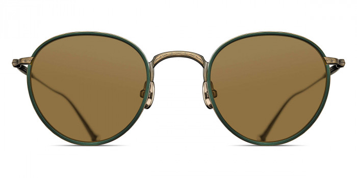 Matsuda™ M3085-I Sun AG-BGN 47 - Antique Gold/Bottle Green