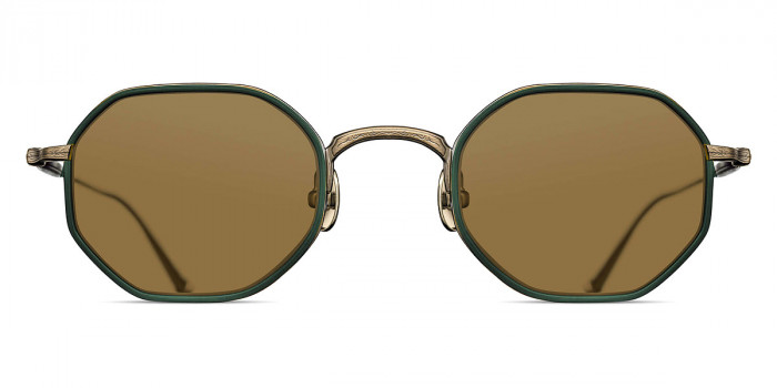 Matsuda™ M3086-I Sun AG-BGN 45 - Antique Gold/Bottle Green