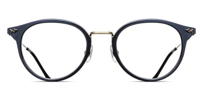 Matsuda™ M3114 BG-NVY 47 - Brushed Gold/Navy