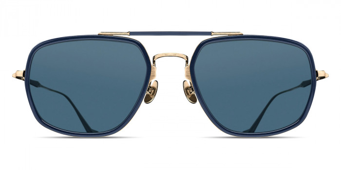 Matsuda™ M3123 BG-NVY 55 - Brushed Gold/Navy