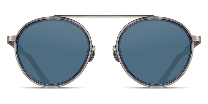 Matsuda™ M3125 AS-NVY 49 - Antique Silver/Navy