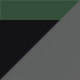 Matte Black/Green / Neutral Gray