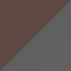 Matte Solid Brown / Neutral Gray