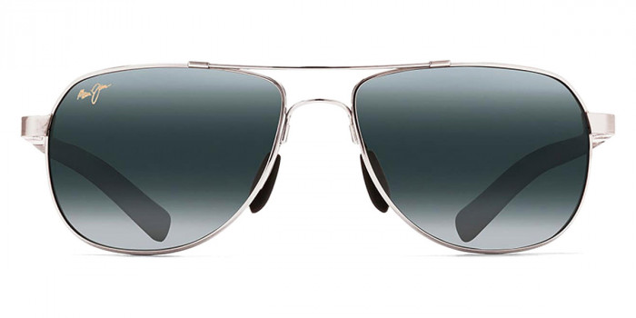 Maui Jim™ GUARDRAILS 327-17 57 - Silver with Blue and Light Blue