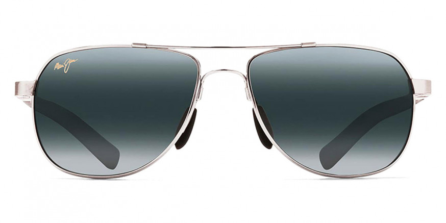 Maui Jim™ GUARDRAILS 327-17 58 - Silver with Blue and Light Blue