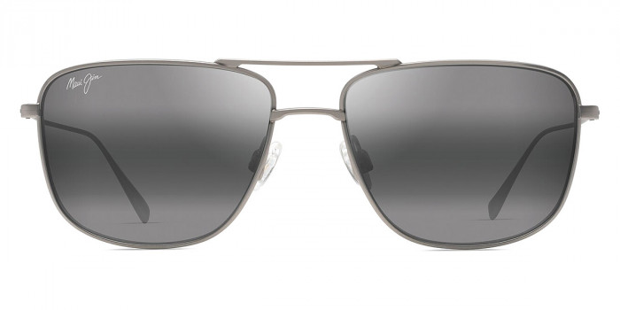 みーラブリーミノー Maui Jim™ MIKIOI MM887-037 56 Matte Titanium Sunglasses