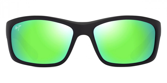 Maui Jim™ KANAIO COAST GM766-02 61 - Matte Black/Green