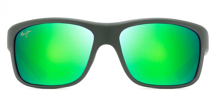 Maui Jim™ SOUTHERN CROSS GM815-54CM 63 - Soft Matte Khaki with Brown and Black