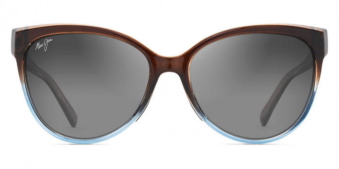 Maui Jim™ OLU'OLU MM537-017 57 - Translucent Dark Chocolate with Blue