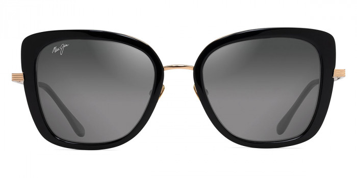 Maui Jim™ VIOLET LAKE GS843-02 54 - Black with Gold