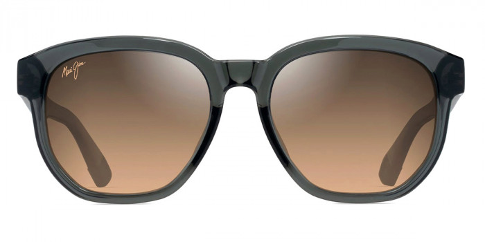 Maui Jim™ AKAHAI ASIAN FIT MM646-019 56 - Shiny Trans Dark Gray