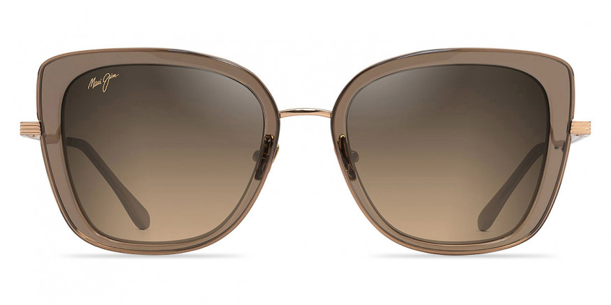 Maui Jim™ VIOLET LAKE HS843-24A 53 - Transparent Taupe with Gold