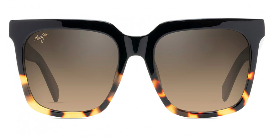 Maui Jim™ ROOFTOPS HS898-10 54 - Black with Tortoise