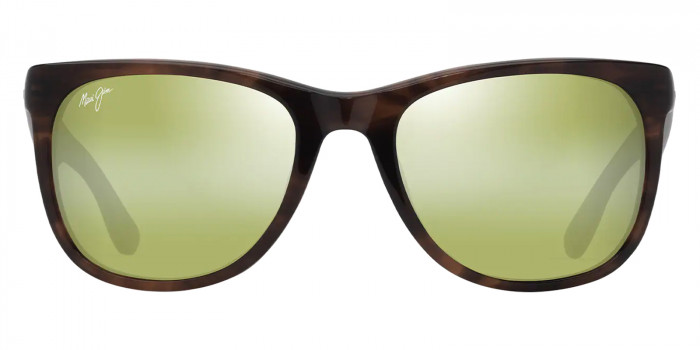 Maui Jim™ KIKONIA XL HT693-10A 56 - Shiny Melange Brown Classic Havana