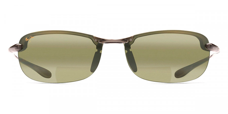 Maui Jim™ MAKAHA READER ASIAN FIT HT805N-1115 64 - Translucent Smoke Gray