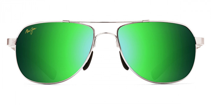 Maui Jim™ GUARDRAILS MM327-020 57 - Silver with Blue and Light Blue