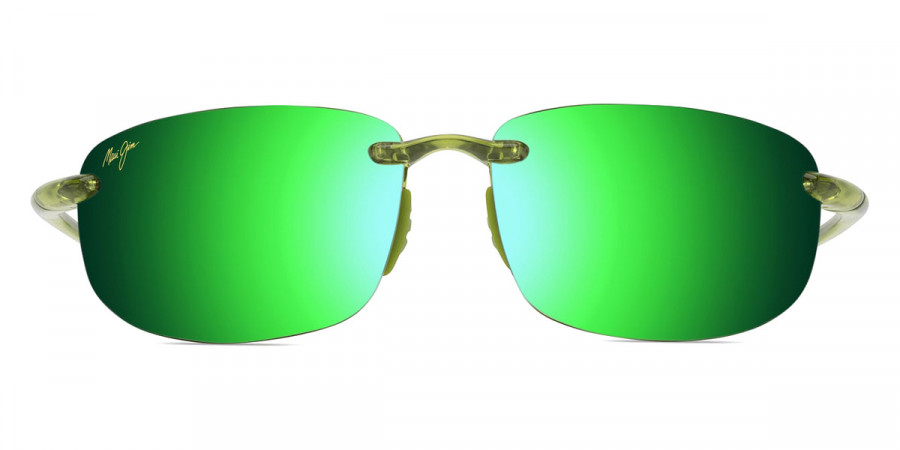 Maui Jim™ HO'OKIPA MM407-077 64 - Shiny Transparent Light Green