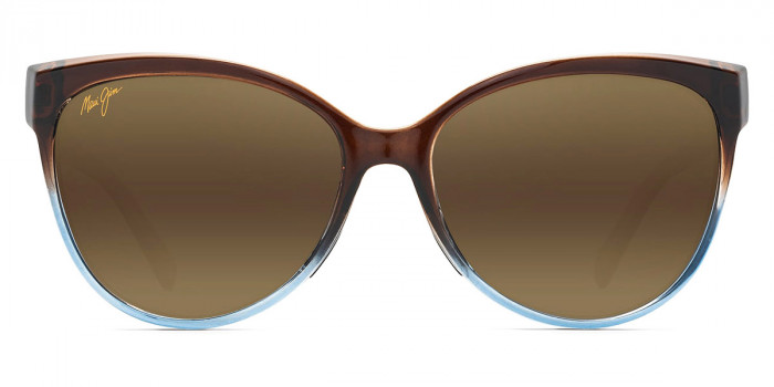 Maui Jim™ OLU'OLU MM537-005 57 - Translucent Dark Chocolate with Blue