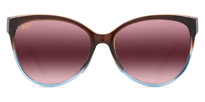 Maui Jim™ OLU'OLU MM537-025 57 - Translucent Dark Chocolate with Blue