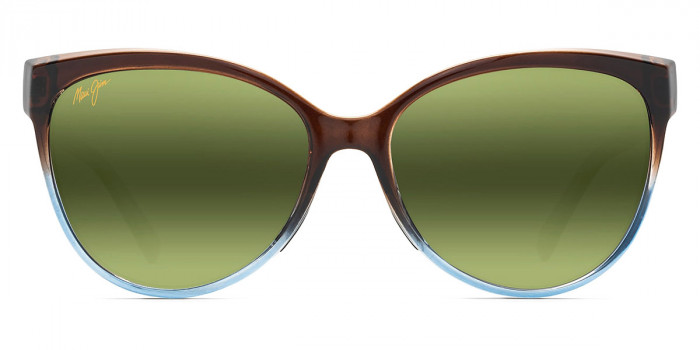 Maui Jim™ OLU'OLU MM537-029 57 - Translucent Dark Chocolate with Blue