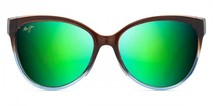 Maui Jim™ OLU'OLU MM537-013 57 - Translucent Dark Chocolate with Blue