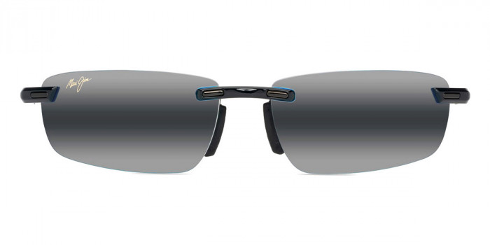 Maui Jim™ 'ILIKOU MM630-001 59 - Shiny Black with Blue