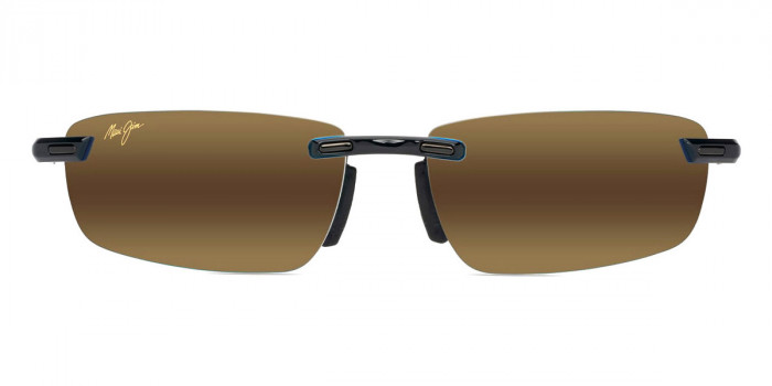 Maui Jim™ 'ILIKOU MM630-013 59 - Shiny Black with Blue