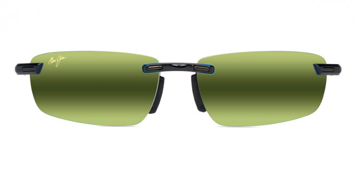 Maui Jim™ 'ILIKOU MM630-019 59 - Shiny Black with Blue