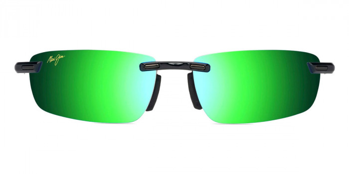 Maui Jim™ 'ILIKOU MM630-031 59 - Shiny Black with Blue