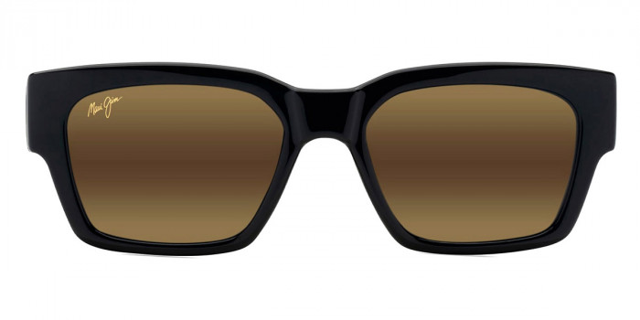 Maui Jim™ KENUI MM642-008 53 - Shiny Black with Trans Light Gray